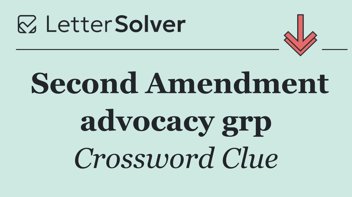 Second Amendment advocacy grp