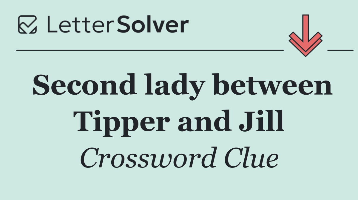 Second lady between Tipper and Jill