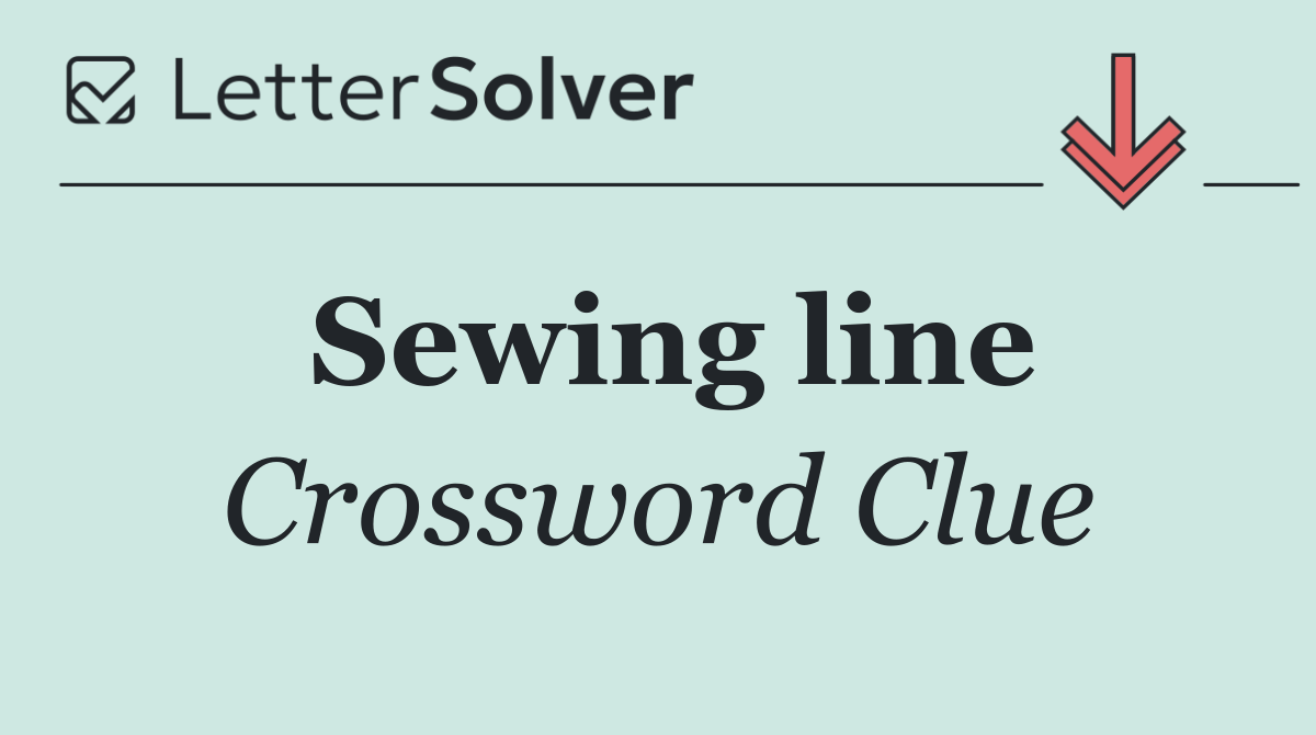 Sewing line