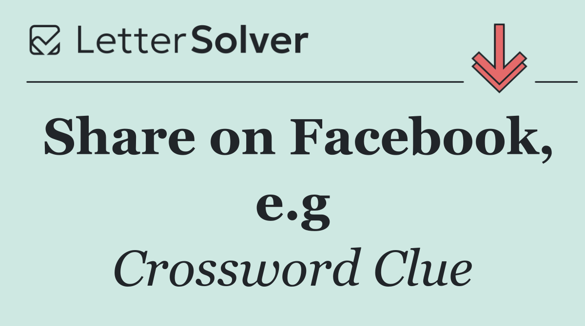 Share on Facebook, e.g
