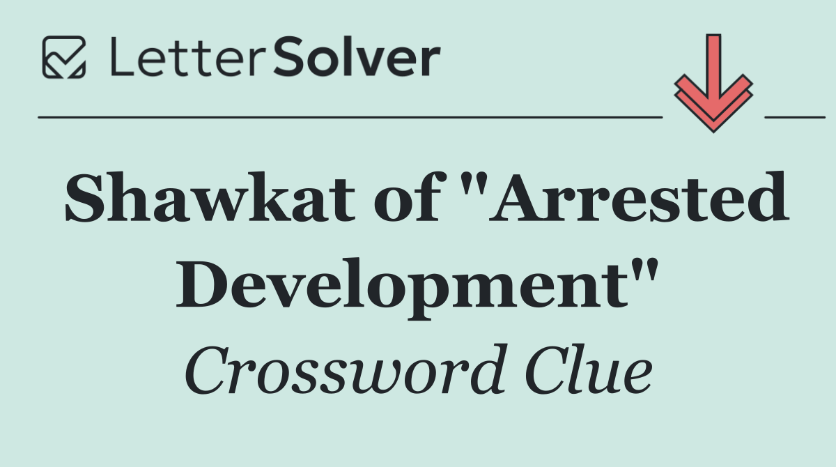 Shawkat of "Arrested Development"