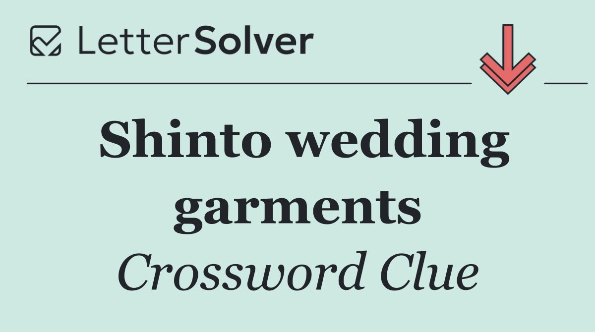 Shinto wedding garments