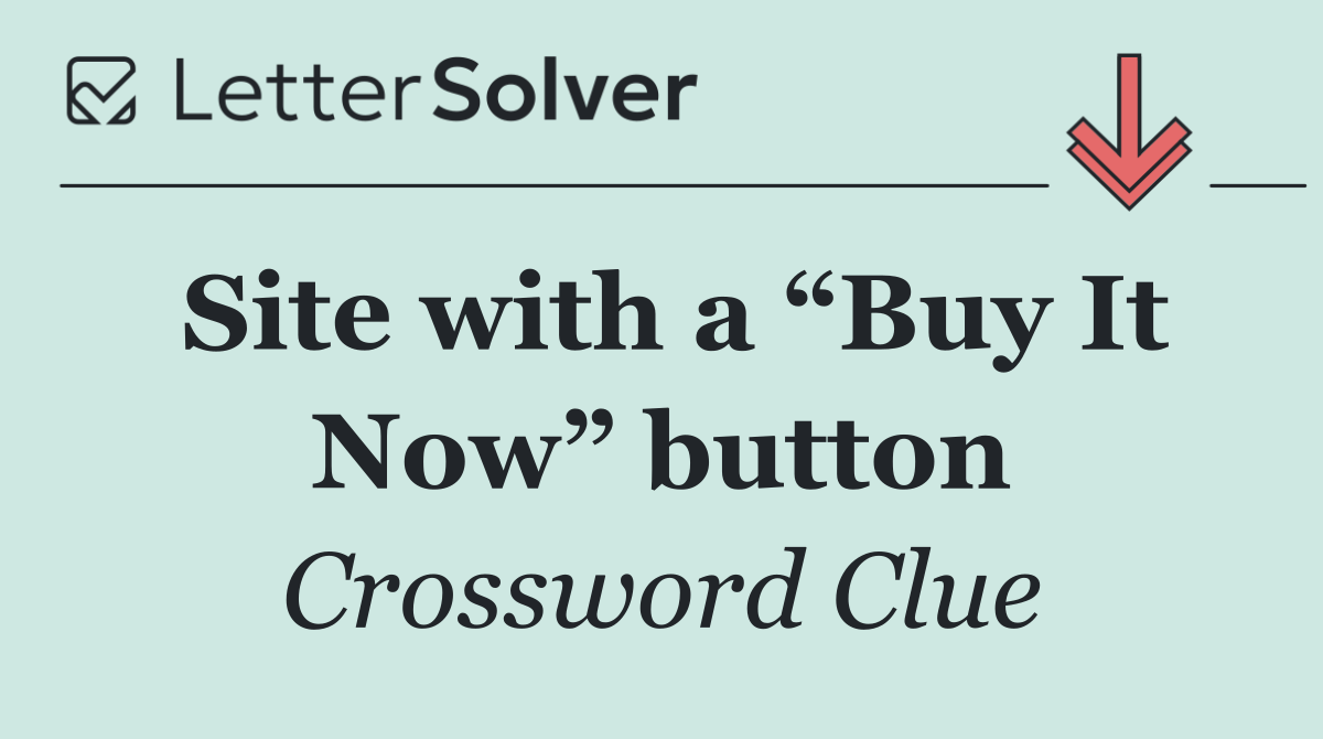 Site with a “Buy It Now” button
