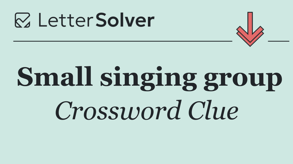 Small singing group