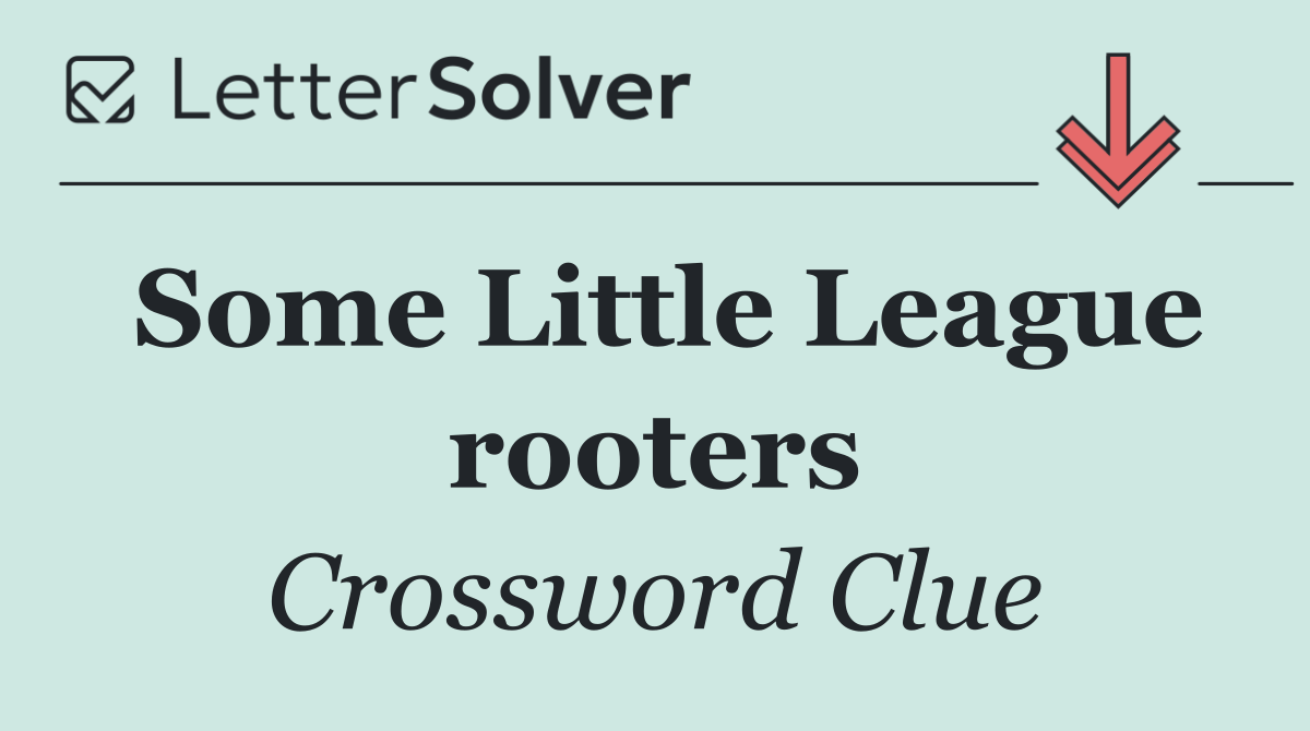 Some Little League rooters