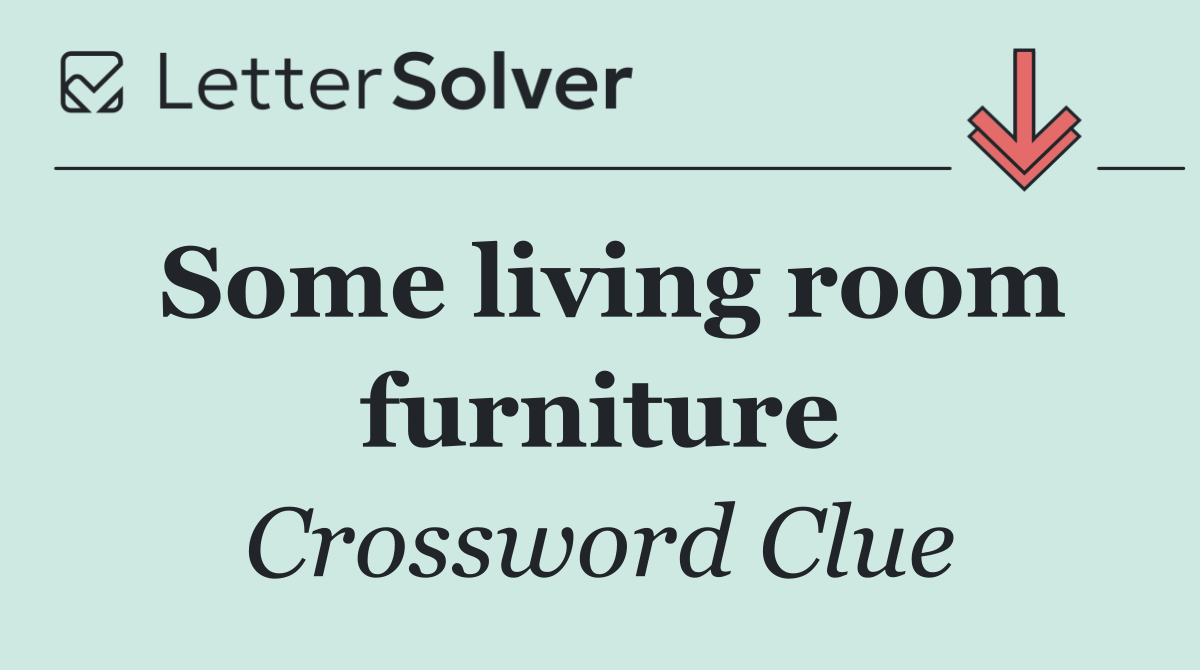 Some living room furniture