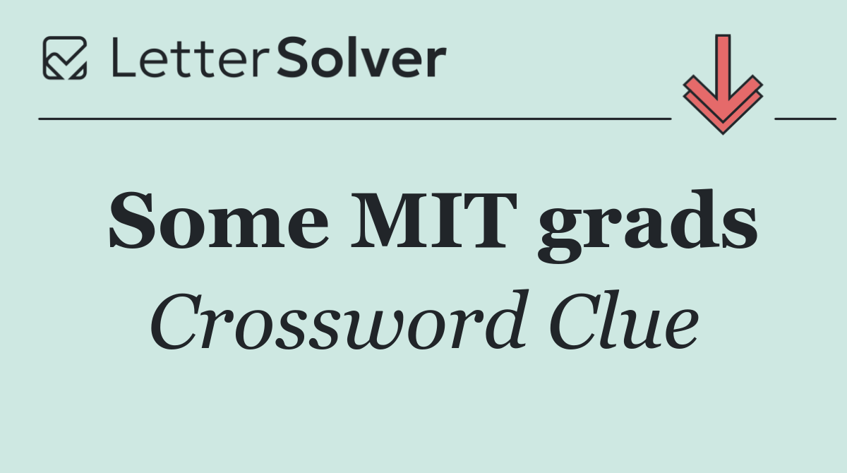 Some MIT grads