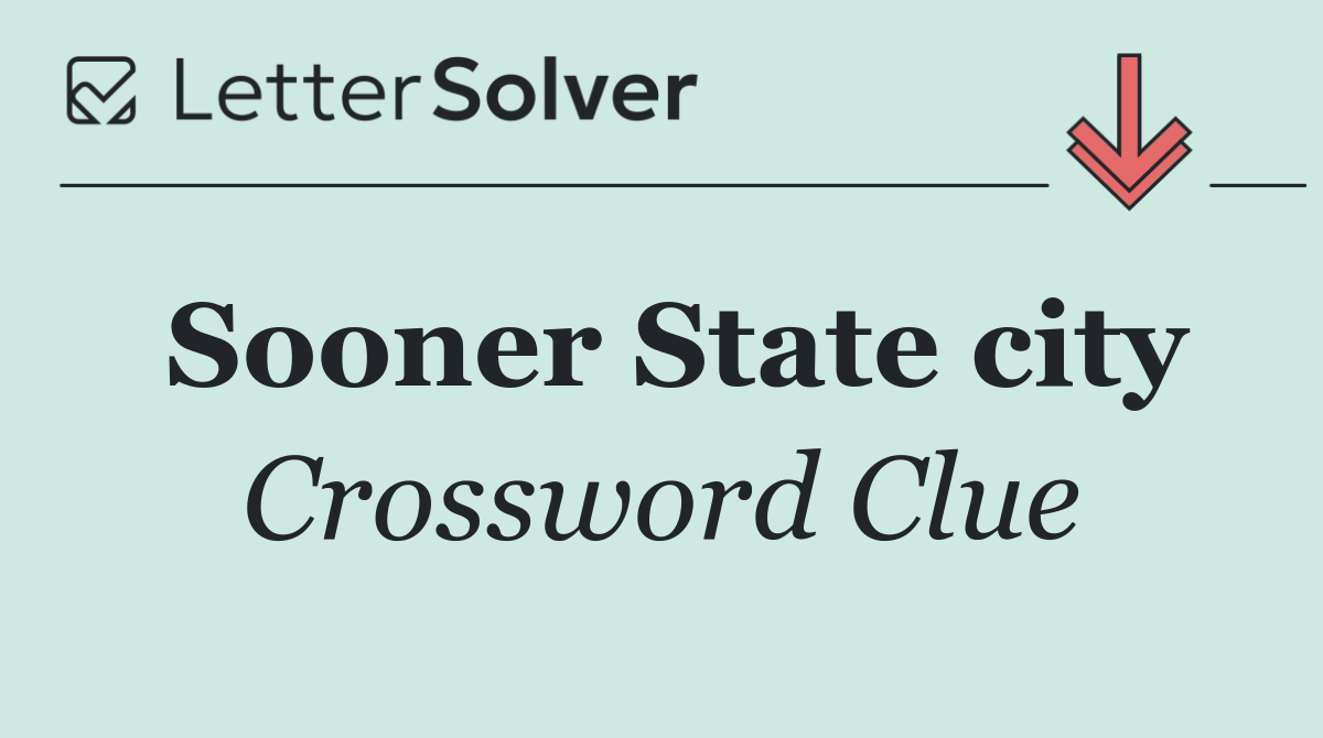 Sooner State city
