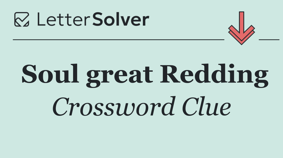 Soul great Redding