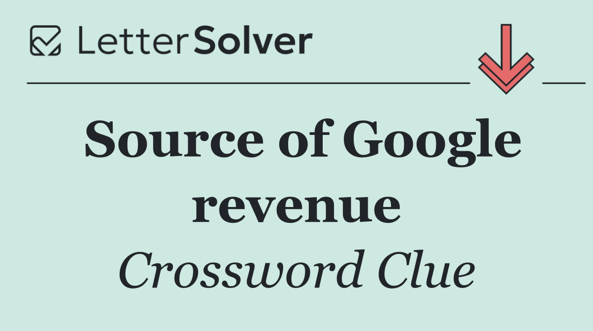 Source of Google revenue