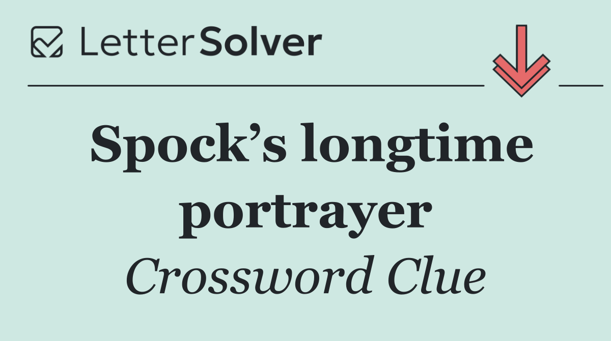 Spock’s longtime portrayer