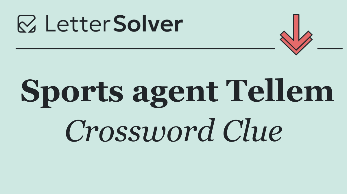 Sports agent Tellem