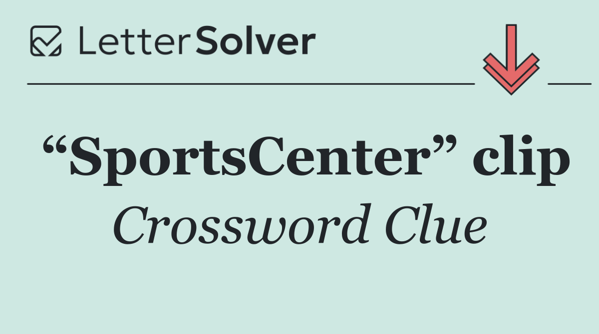 “SportsCenter” clip