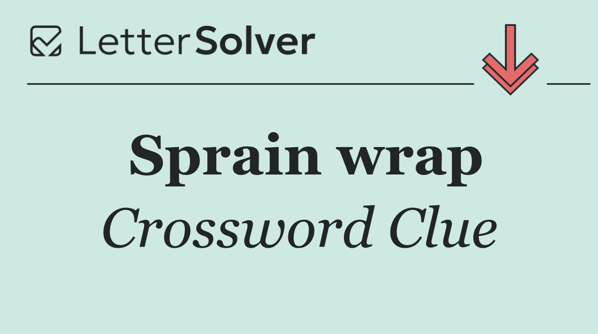 Sprain wrap