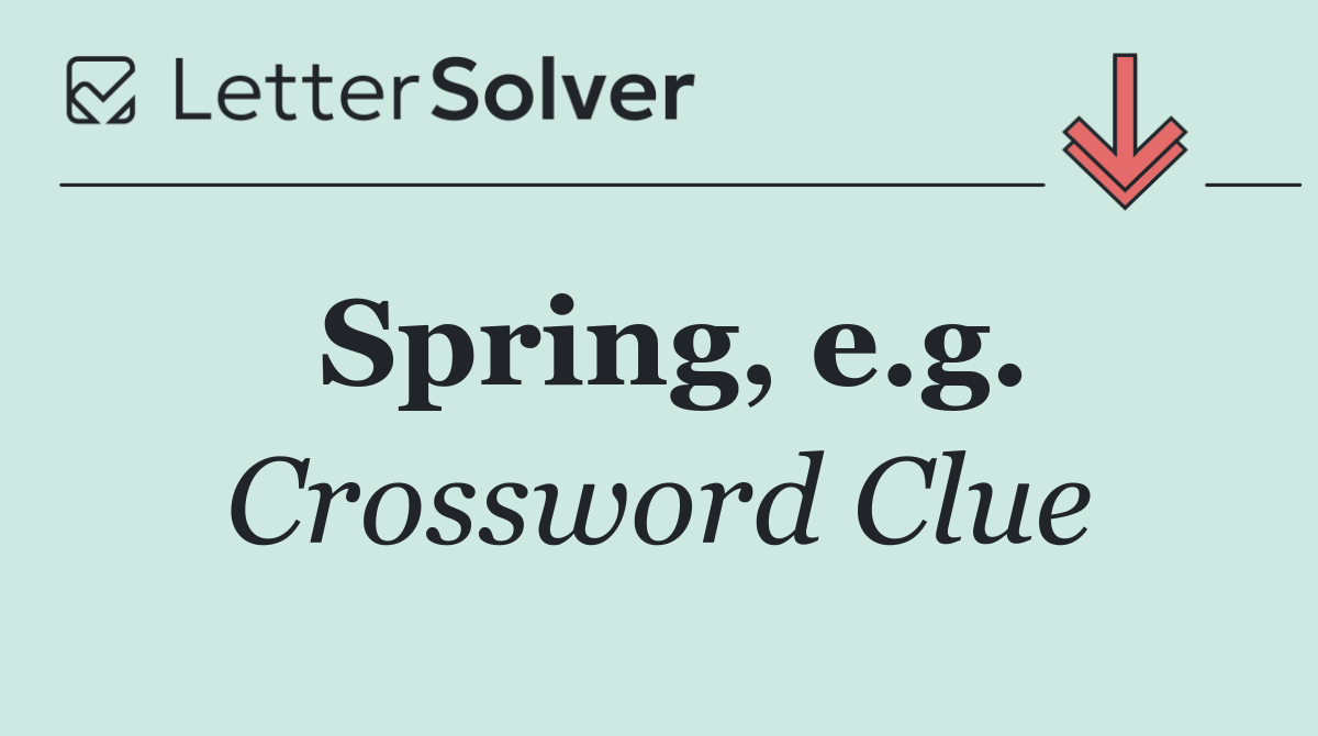 Spring, e.g.