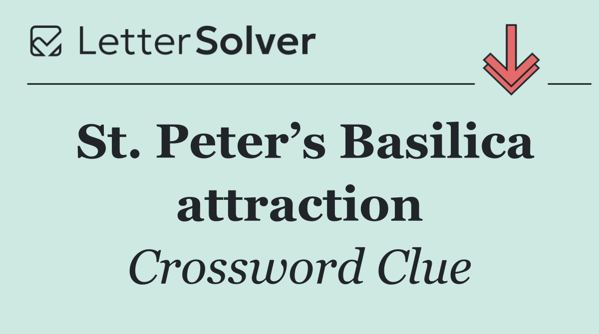 St. Peter’s Basilica attraction