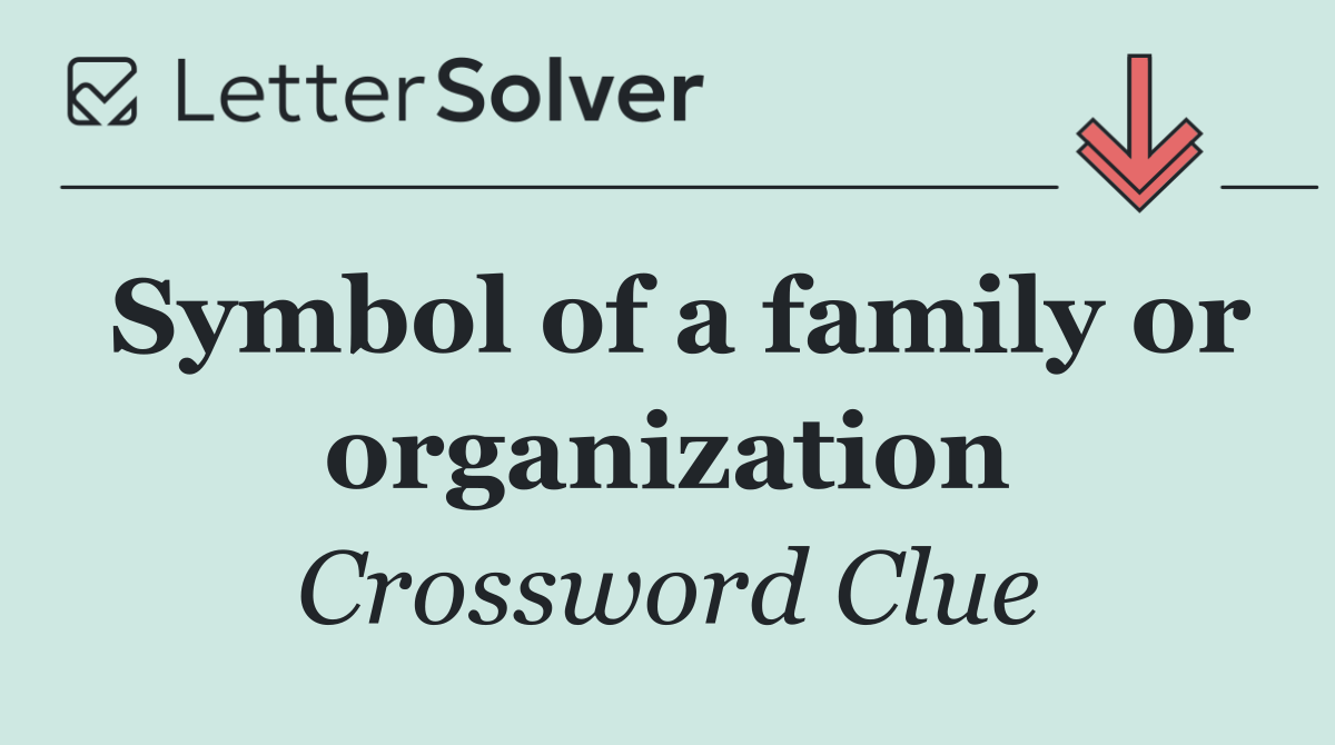 Symbol of a family or organization
