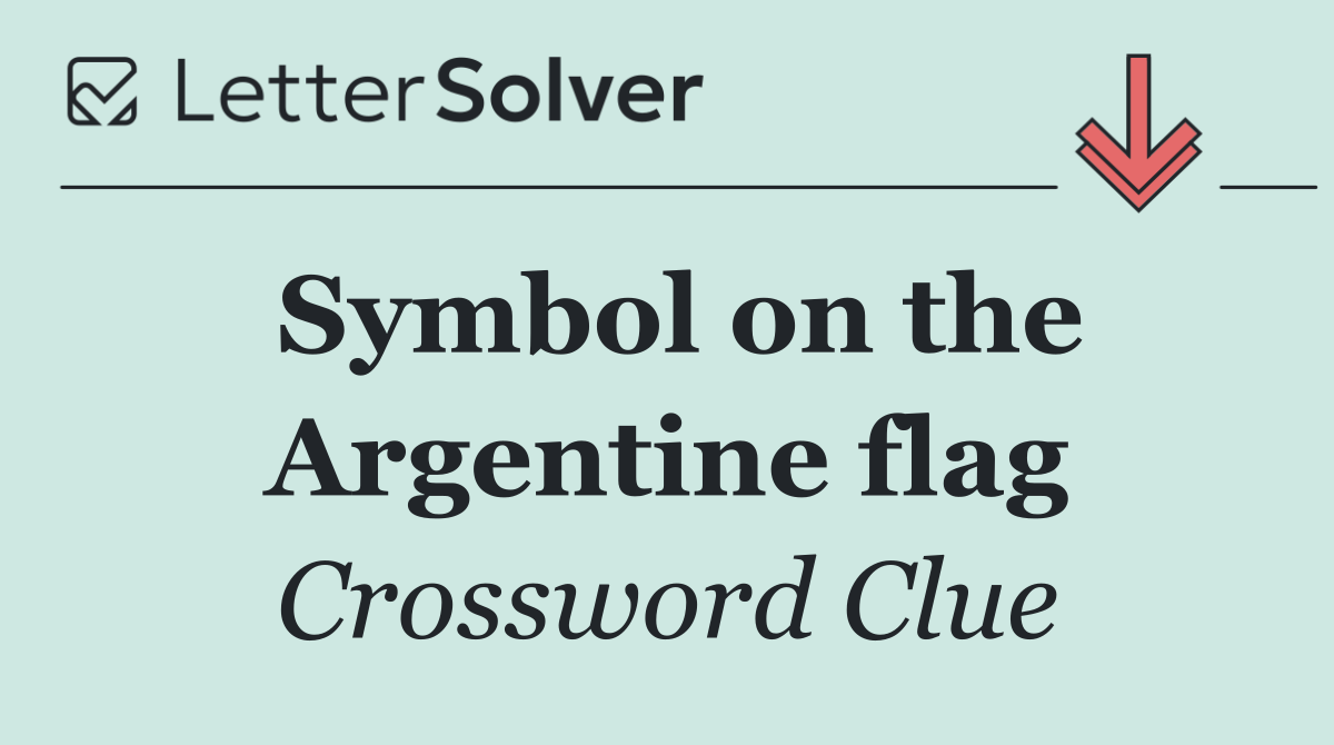 Symbol on the Argentine flag
