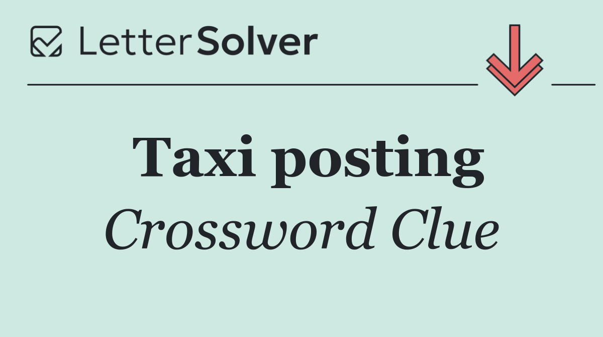 Taxi posting