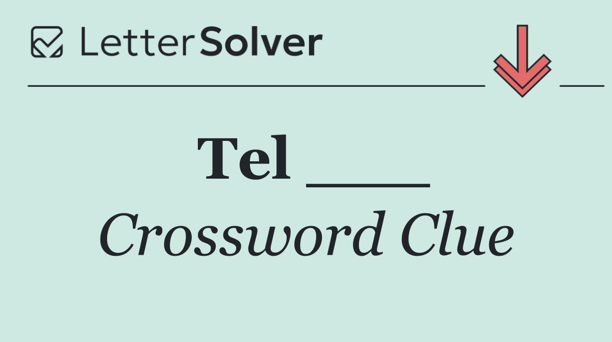Tel ___