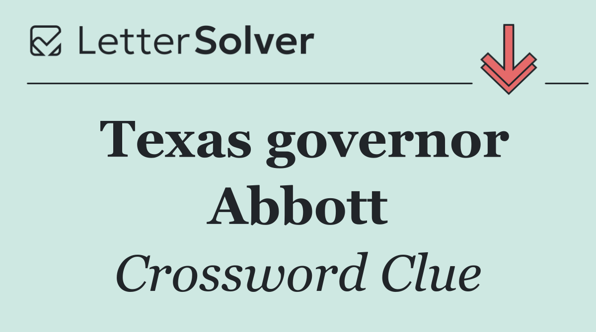 Texas governor Abbott