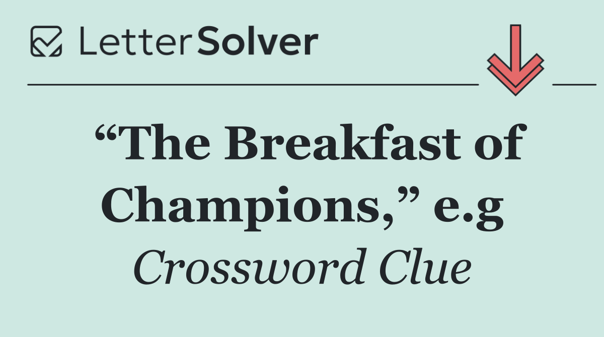 “The Breakfast of Champions,” e.g