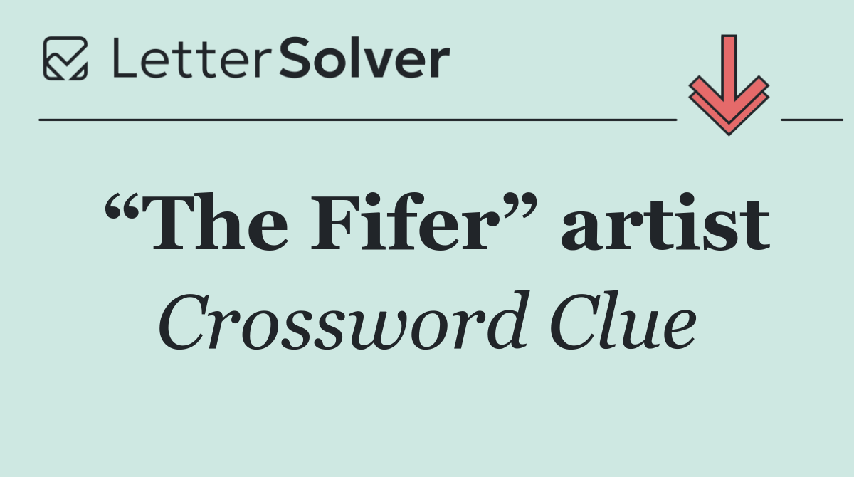“The Fifer” artist