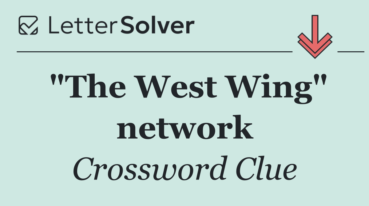 "The West Wing" network