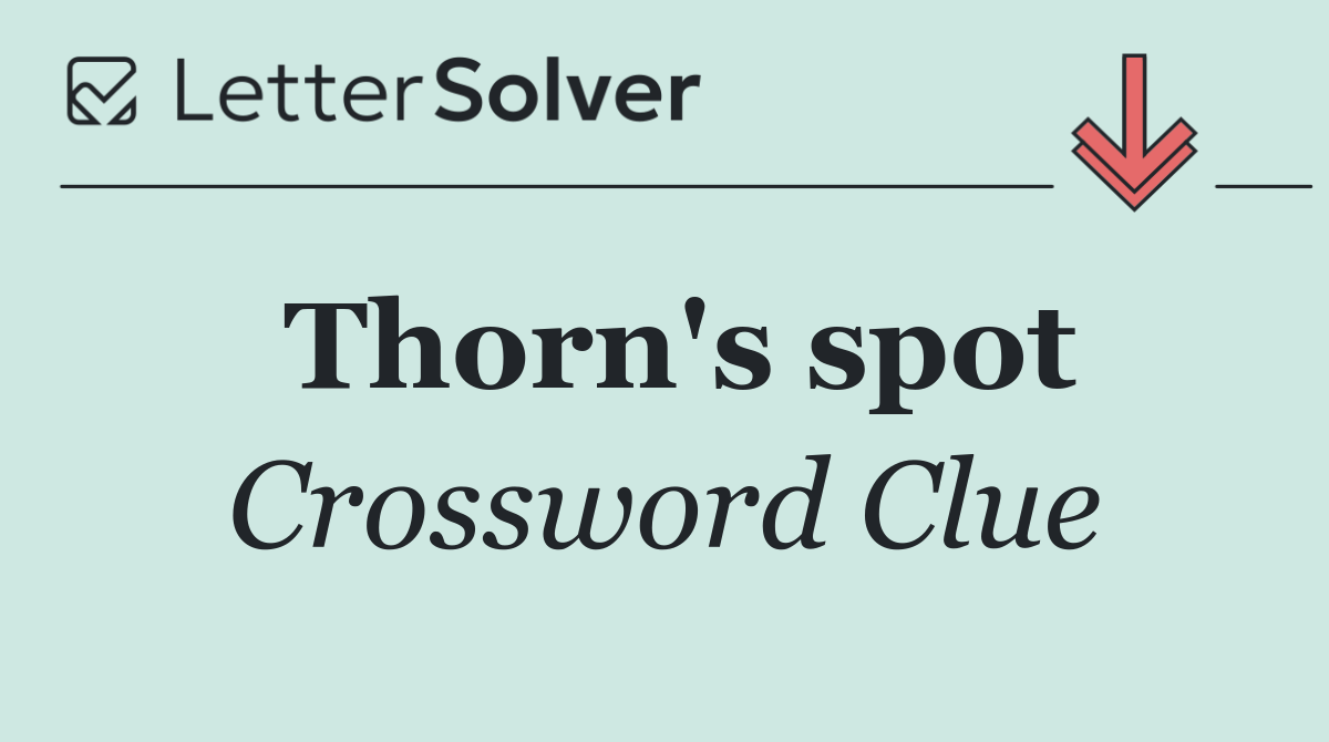 Thorn's spot