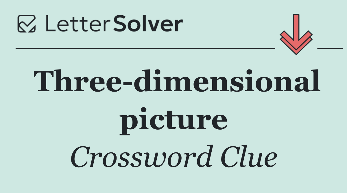 Three dimensional picture