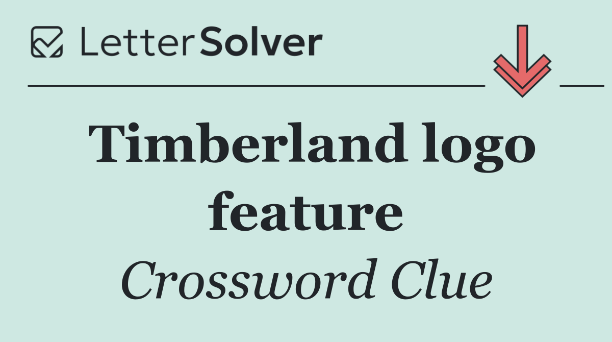 Timberland logo feature