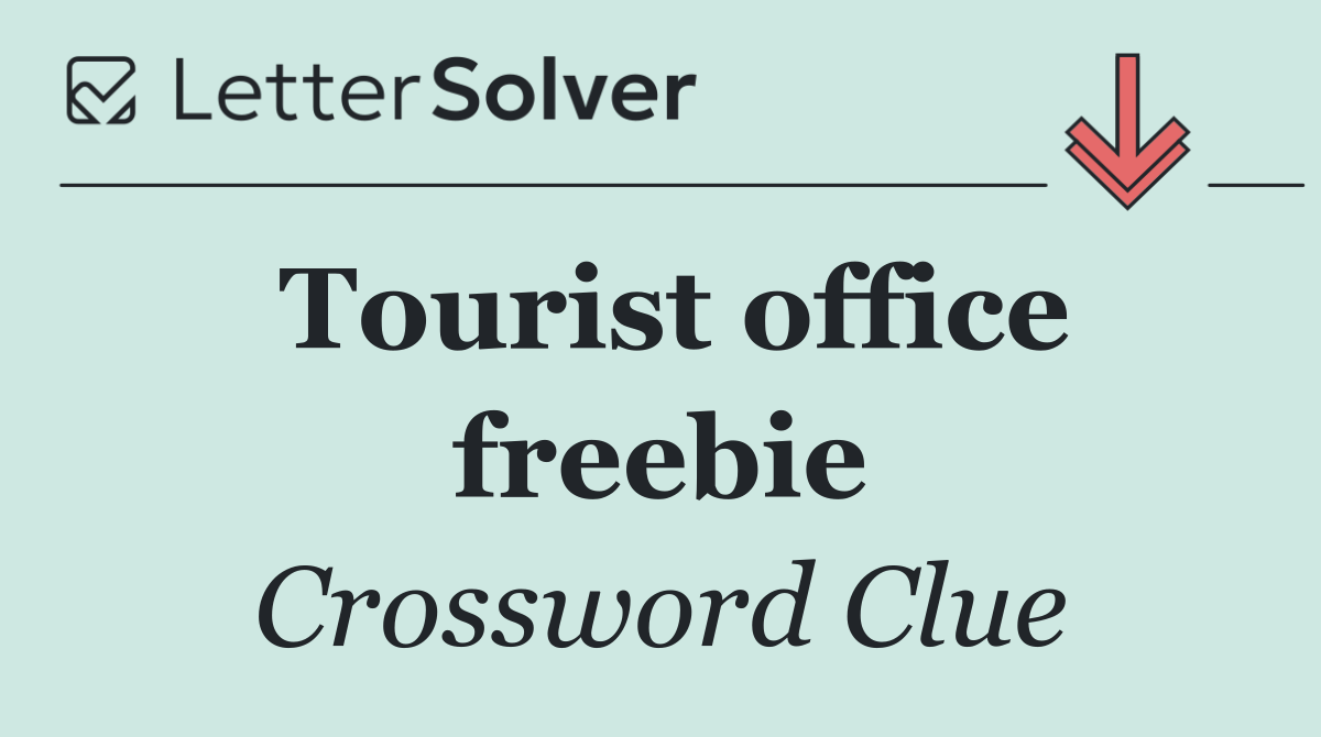 Tourist office freebie