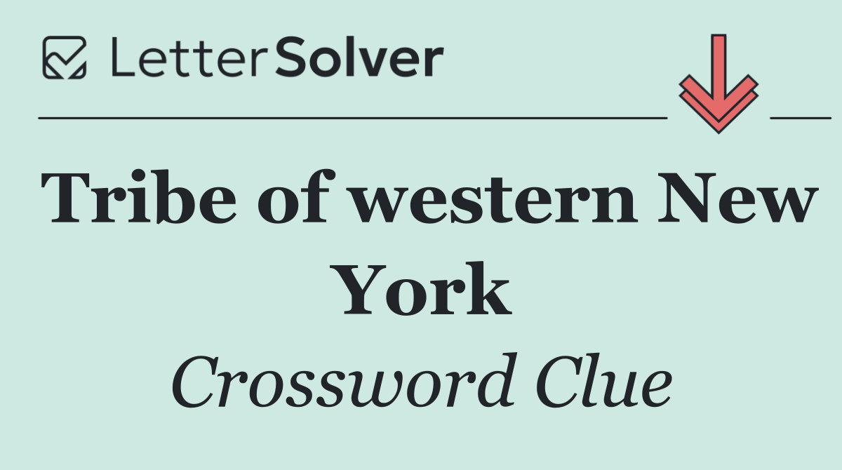 Tribe of western New York