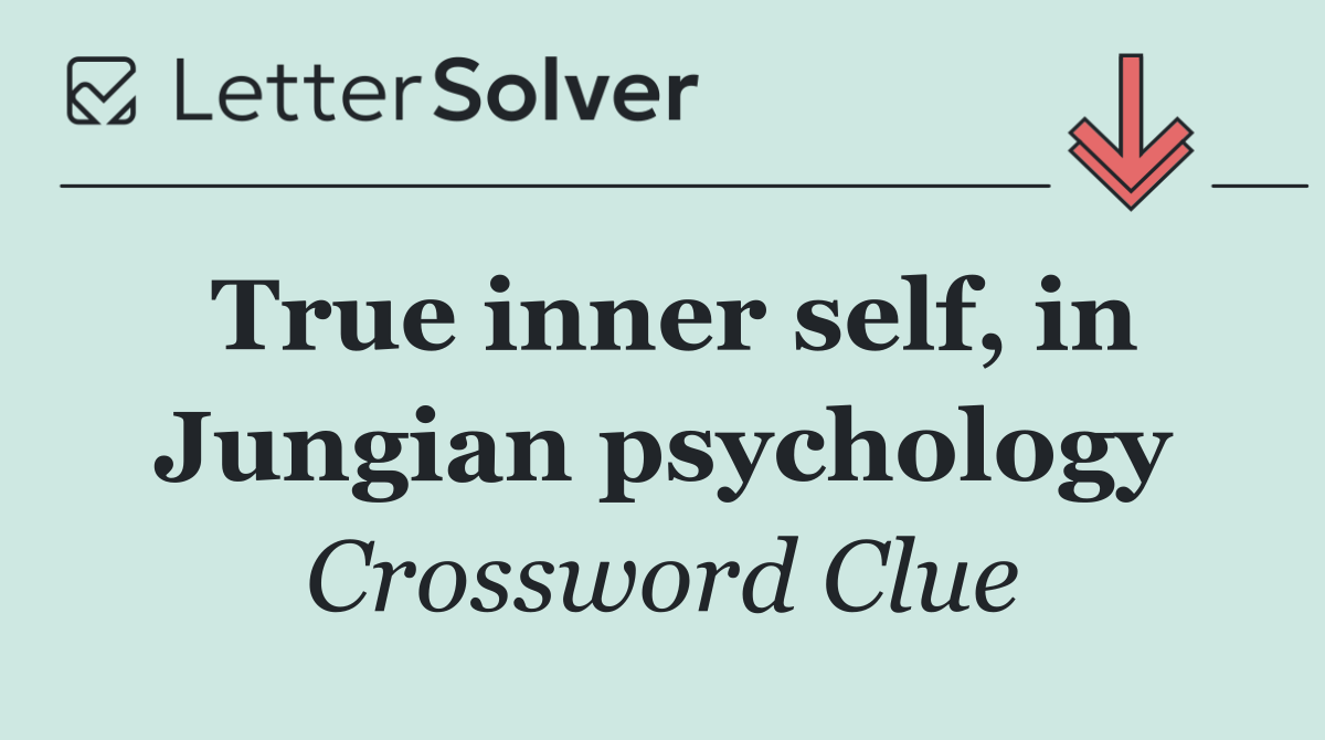 True inner self, in Jungian psychology