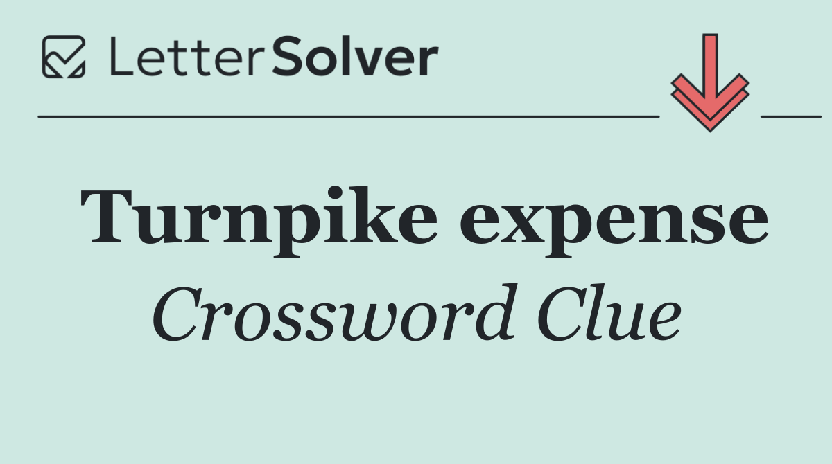 Turnpike expense
