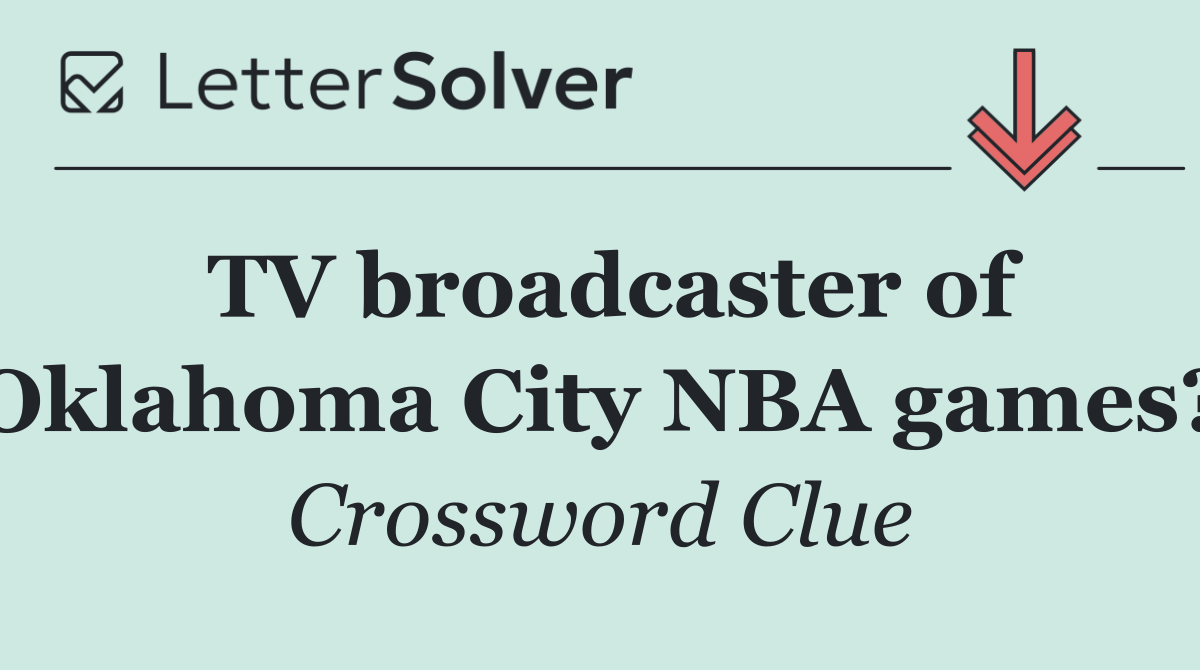 TV broadcaster of Oklahoma City NBA games?