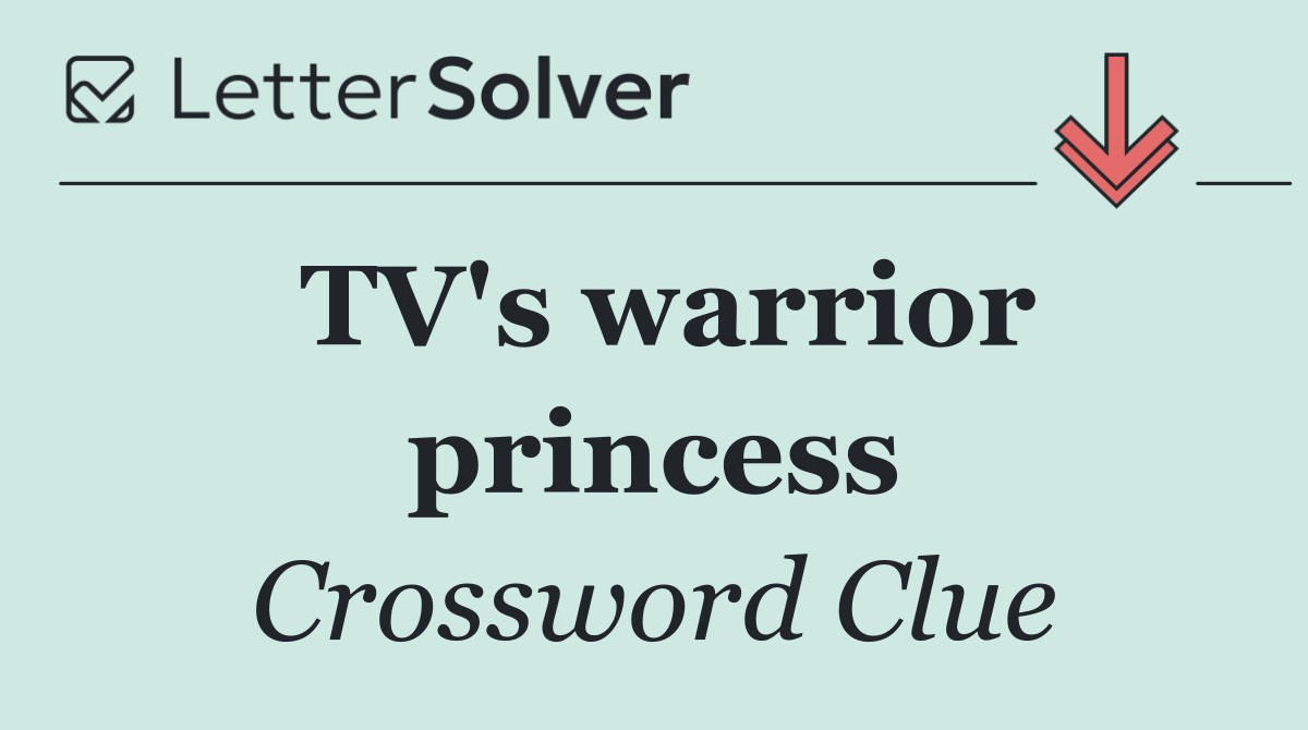 TV's warrior princess