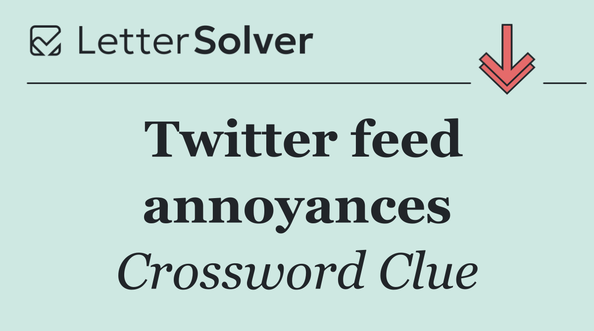 Twitter feed annoyances