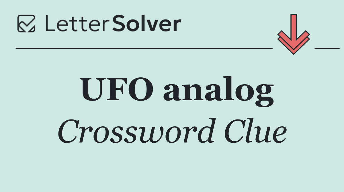 UFO analog