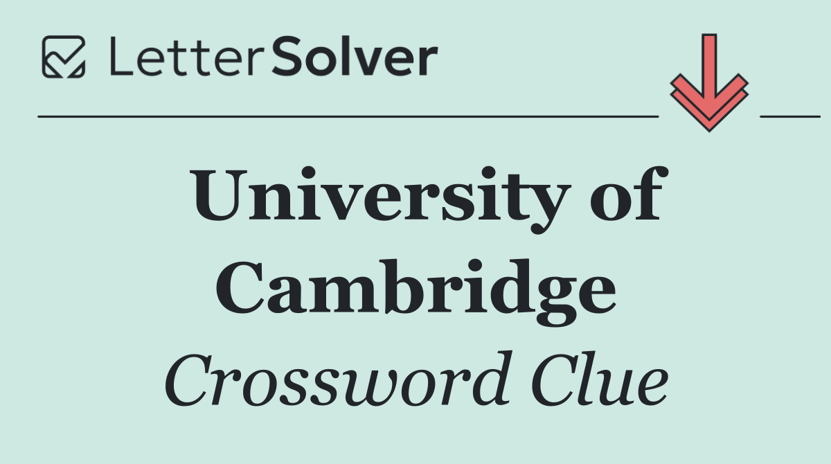 University of Cambridge