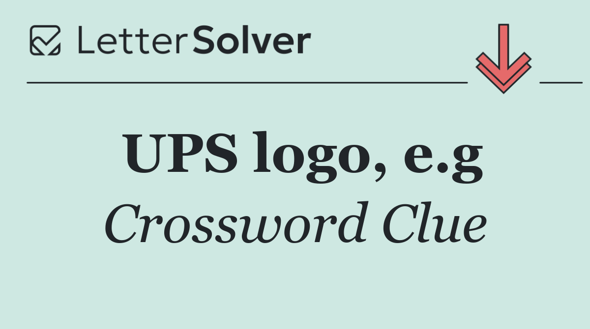UPS logo, e.g