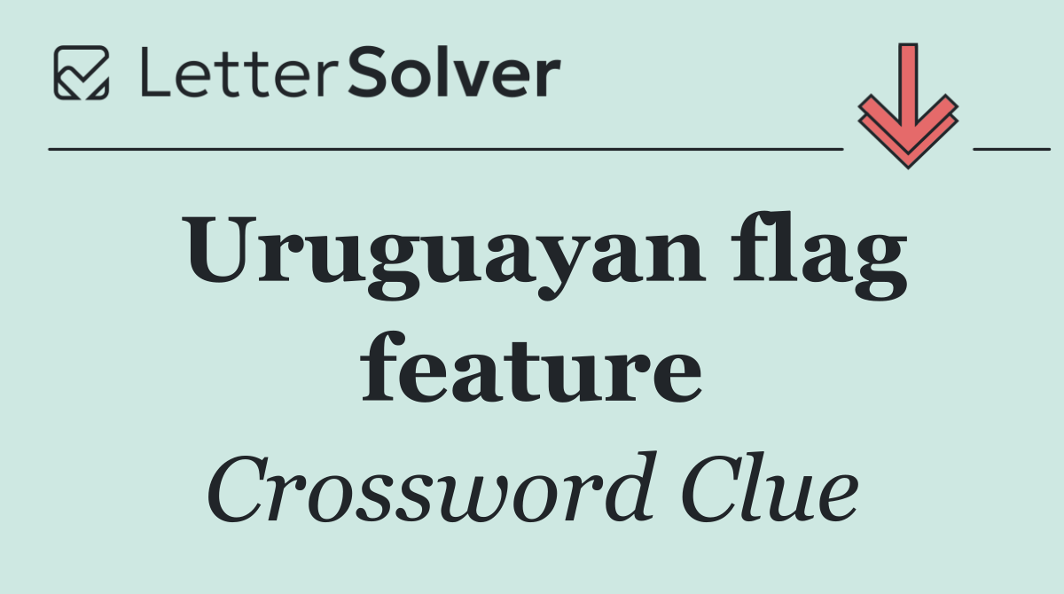 Uruguayan flag feature