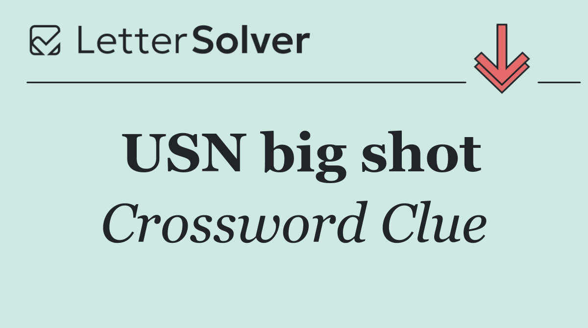 USN big shot