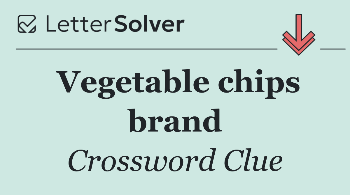 Vegetable chips brand