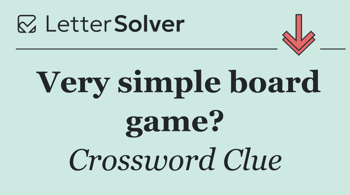 Very simple board game?