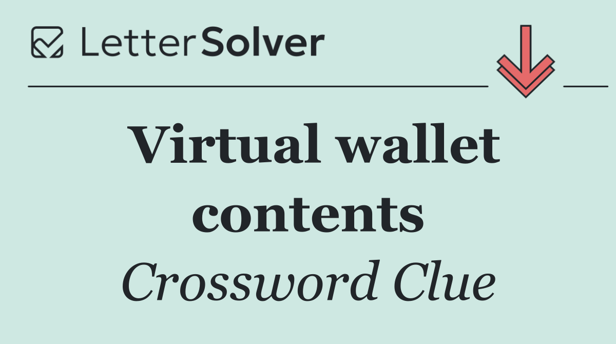 Virtual wallet contents