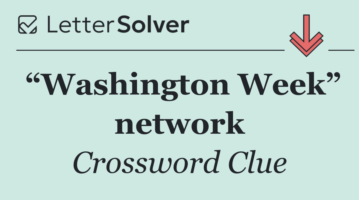 “Washington Week” network