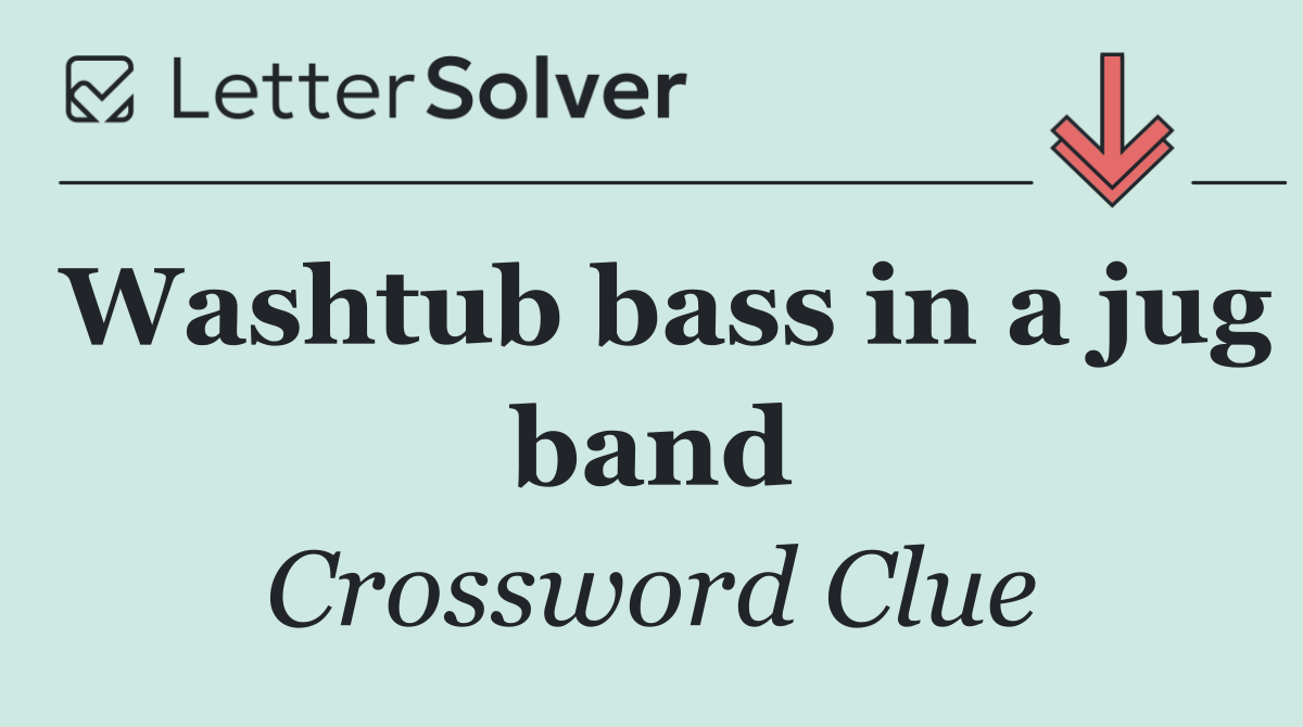 Washtub bass in a jug band