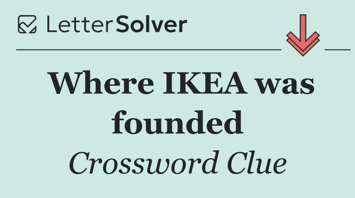 Where IKEA was founded