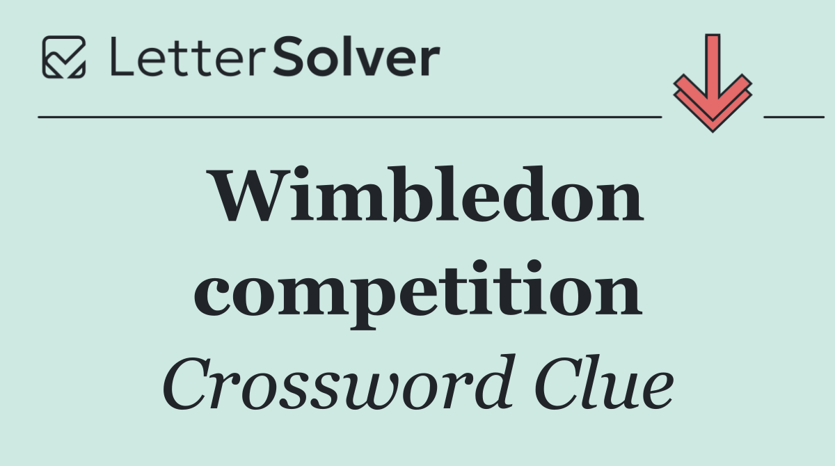 Wimbledon competition